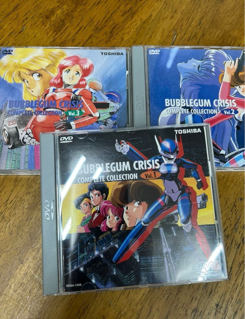 バブルガムクライシス コンプリートコレクション DVD 全3巻 全巻