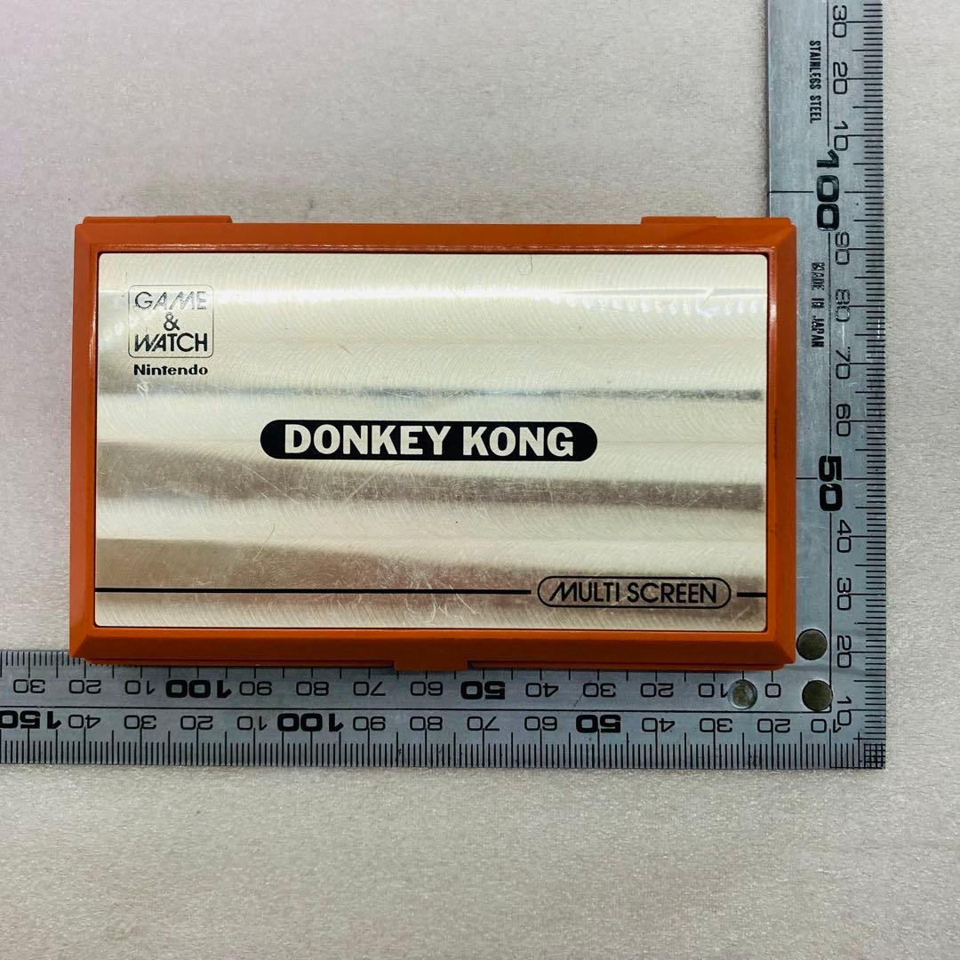 動作確認済み/激レア】ゲームウォッチ ドンキーコング 任天堂 1982年製