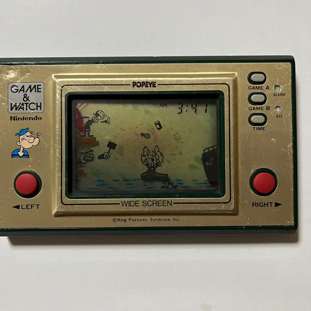 ヴィンテージ Nintendo 任天堂 ゲームウォッチ POPEYE ポパイ - メルカリ