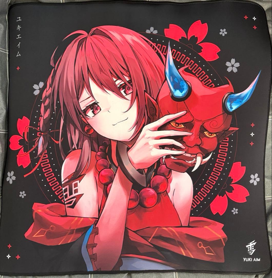 YukiAim oni 2022 マウスパッド 黒 Yukiaim 2022 ONI マウスパッド】 レビュー | RGB