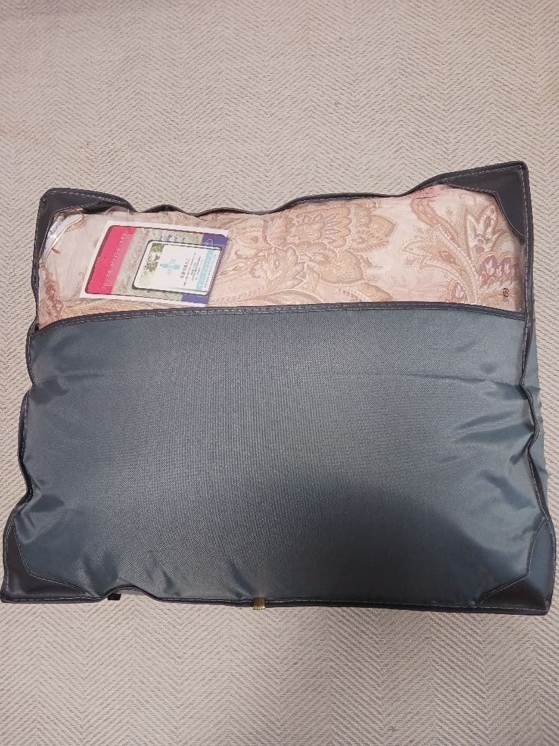 anonです！全健会 トルマリン羽毛掛け布団 HDKX 新品未使用！❤ 洗える2重ガーゼダウンケット 羽毛掛け布団 シングル(Wガーゼ K2405 S