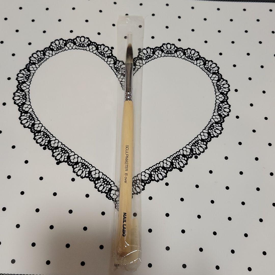 ネイルラボ　スカルプチュアブラシ　8オーバル NAIL DE DANCE スカルプチュアブラシ フレンチライナー | Nail Labo