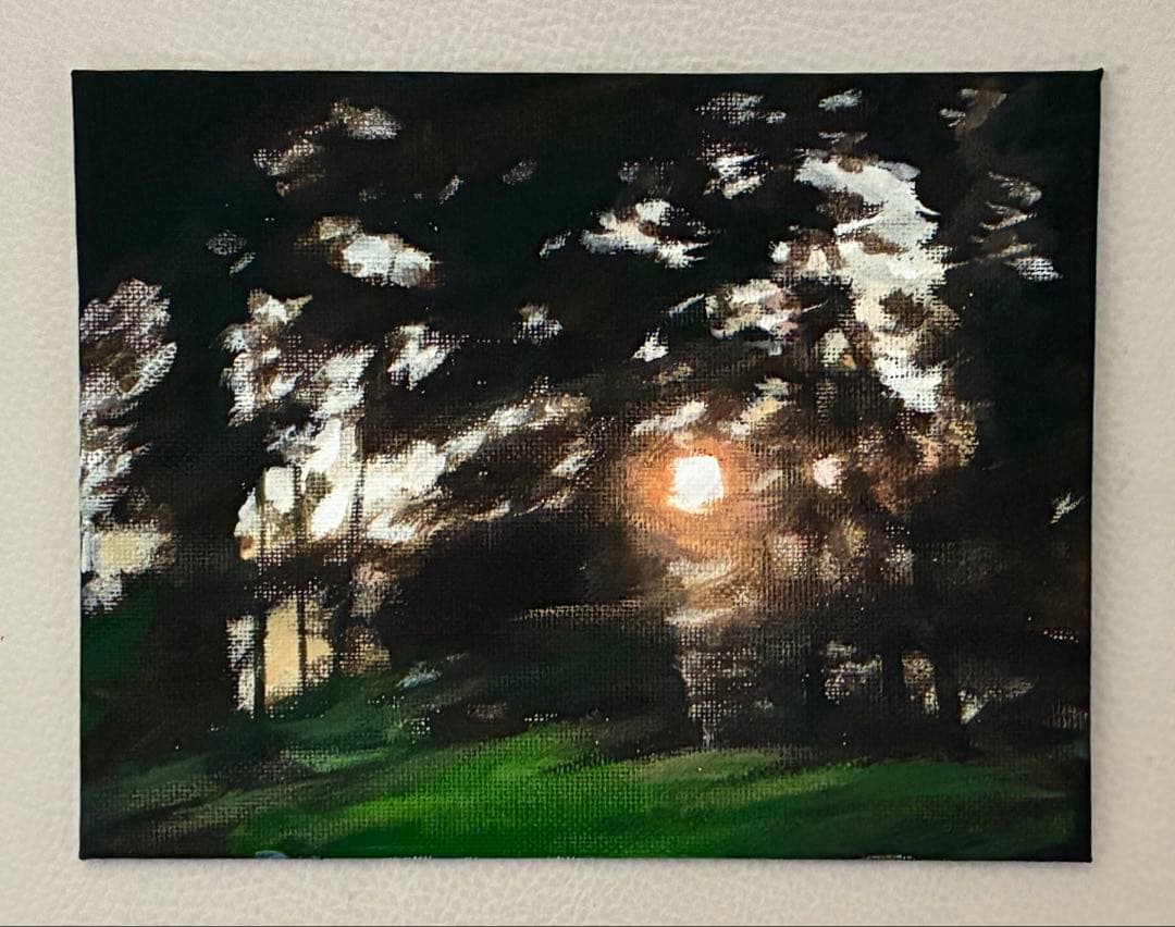 アクリル画 風景 1170