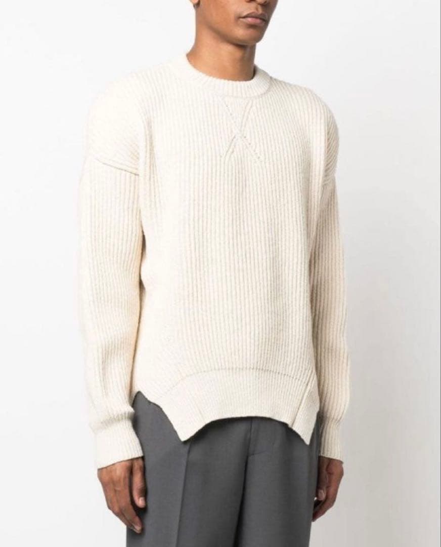 フ*ン様 【美品】Jil Sander リブニット セーター46 JIL SANDER ジルサンダー メンズ ニット・セーター サイズ：46(M位