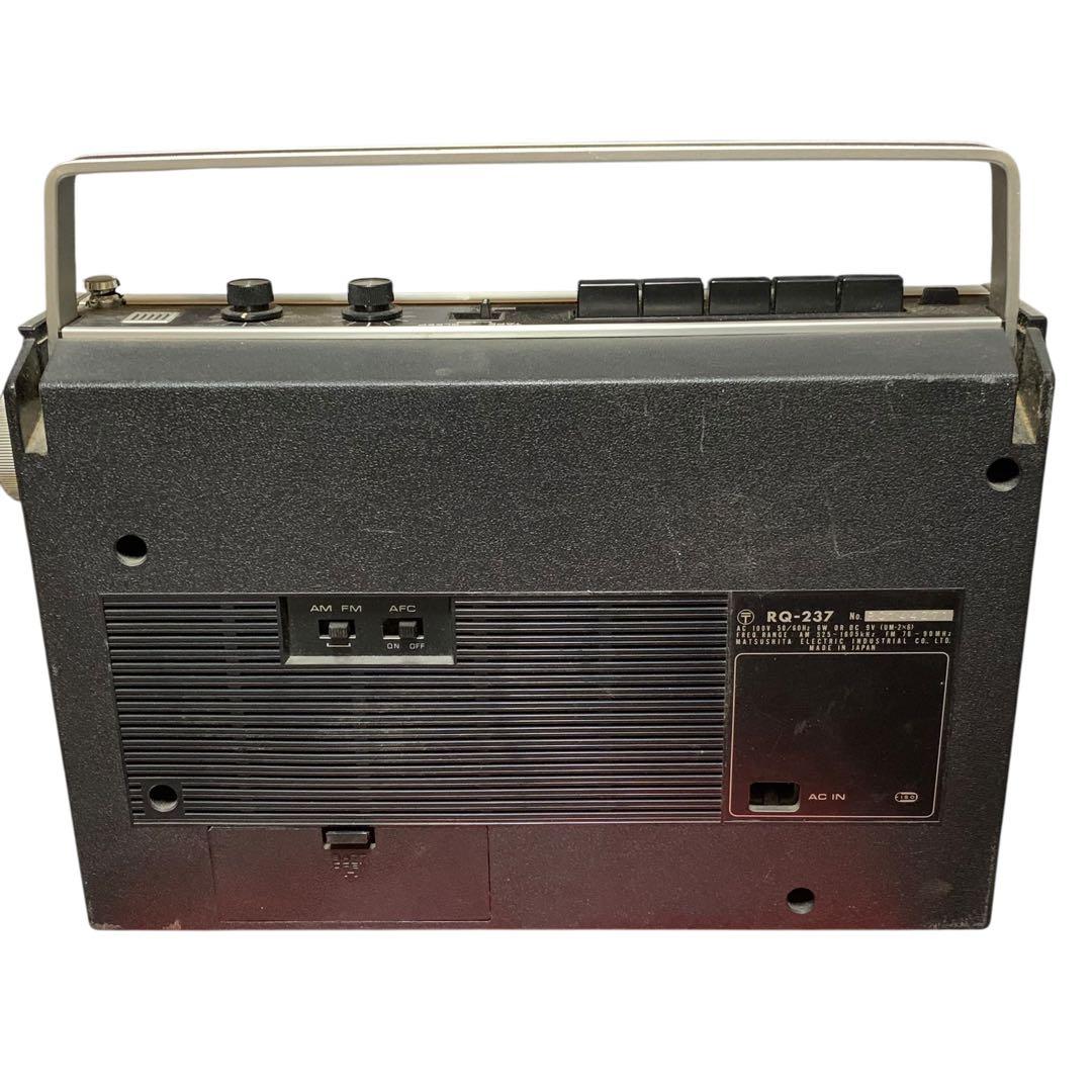 昭和レトロ National RQ-237 カセットラジオ動作全OK! - メルカリ
