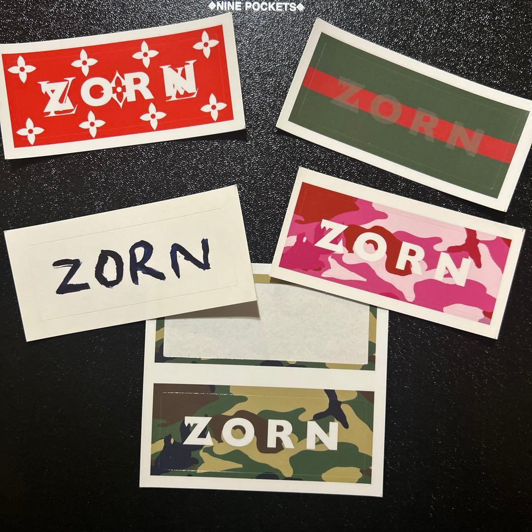 本日終了 ZORN ステッカー 5枚セット - メルカリ