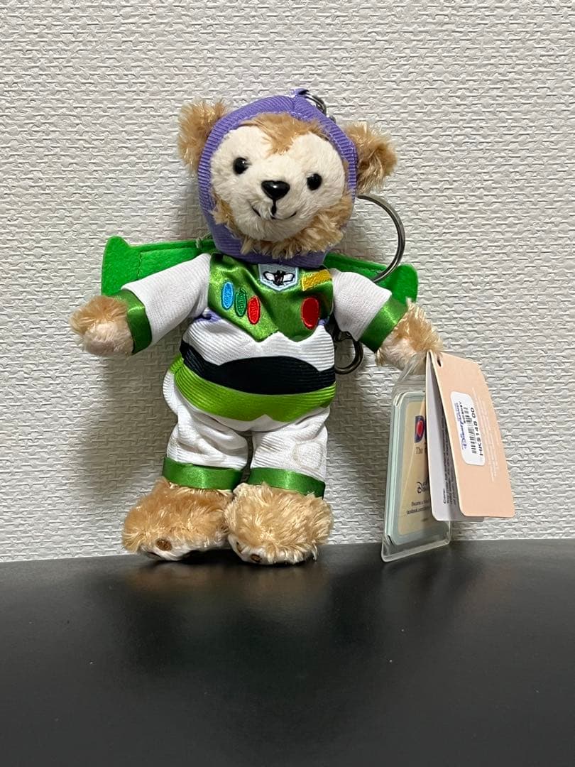 ダッフィー バズ・ライトイヤー 香港ディズニーランド ぬいぐるみキーチェーン ダッフィー バズ・ライトイヤー 香港ディズニーランド ぬいぐるみキー