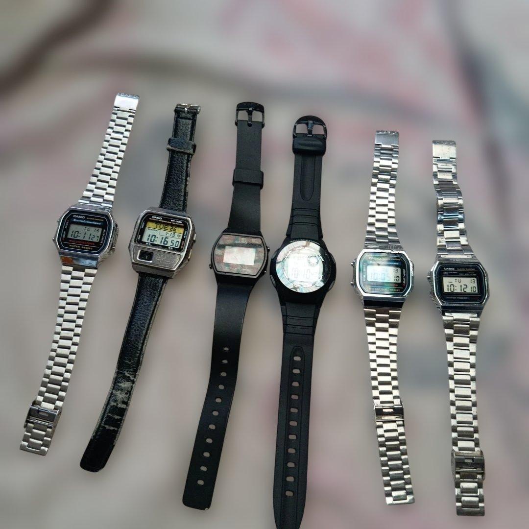 チ*ン様 【ジャンク★】 チープカシオ デジタル腕時計 まとめ売り 稼動品 ジャンク チープカシオ チプカシ CASIO デジタル腕時計 電卓機能付き