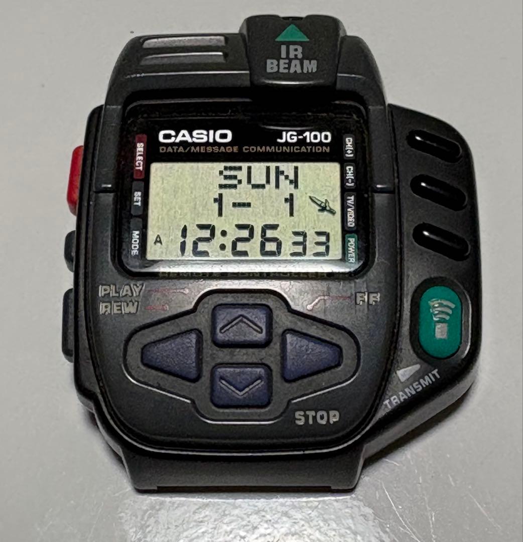 CASIO JG-100 スーパー光通信ウォッチ サイバークロス CASIO JG-100 Cyber Cross Remote Japanese Digital Game Watch Rare