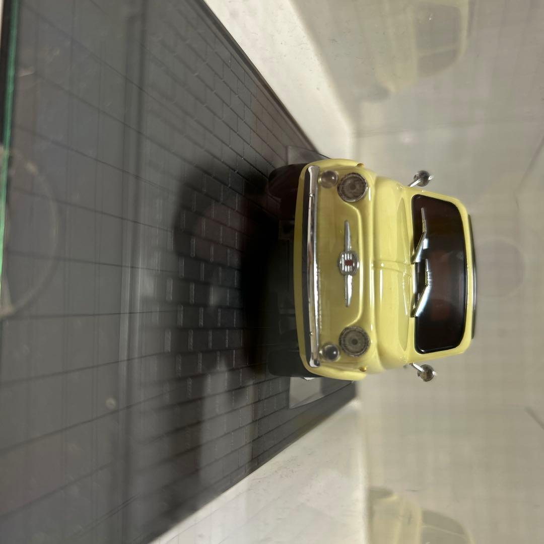 京商ミニッツ　フィアット500イエロー ルパン三世カリオストロの様な。 ルパン三世 カリオストロの城」よりルパン達の愛車「FIAT 500