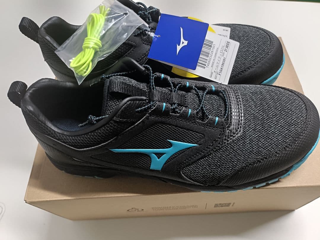 MIZUNO　ミズノ　安全靴　オールマイティ　ES31L 27cm Amazon | [ミズノ] 安全靴 オールマイティ ES31L 軽量 ゴム紐 JSAA