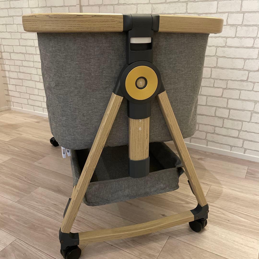 HZDMJ グレー ベビーベッド 収納バッグ付き - メルカリ