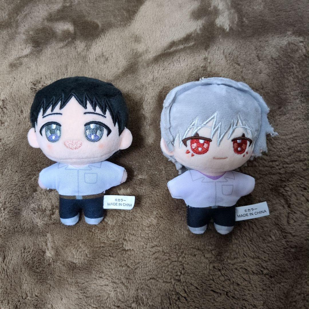 ぬいパル 碇シンジ 渚カヲル エヴァンゲリオン ぬいぐるみ 美品 - メルカリ