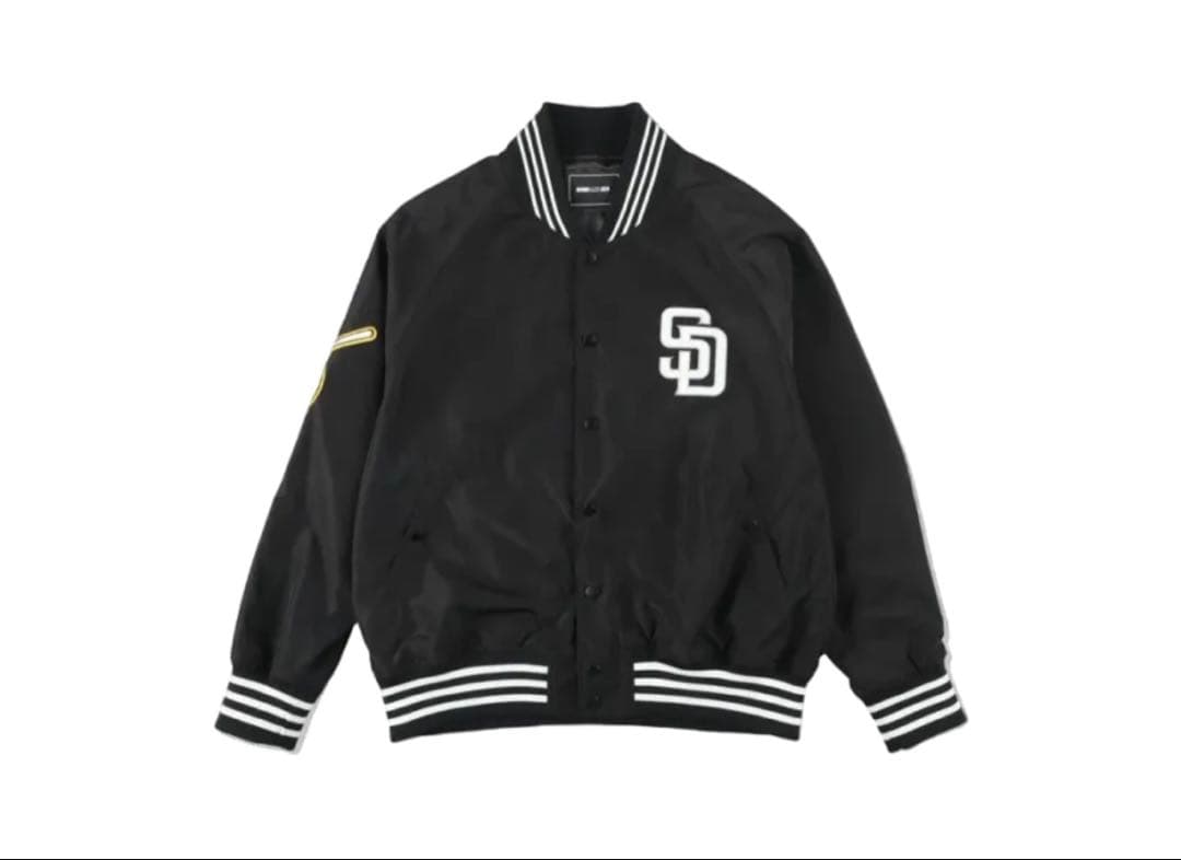 PE/TF QLT M65 CT モンキータイム スタジャン 袖レザー パイソン