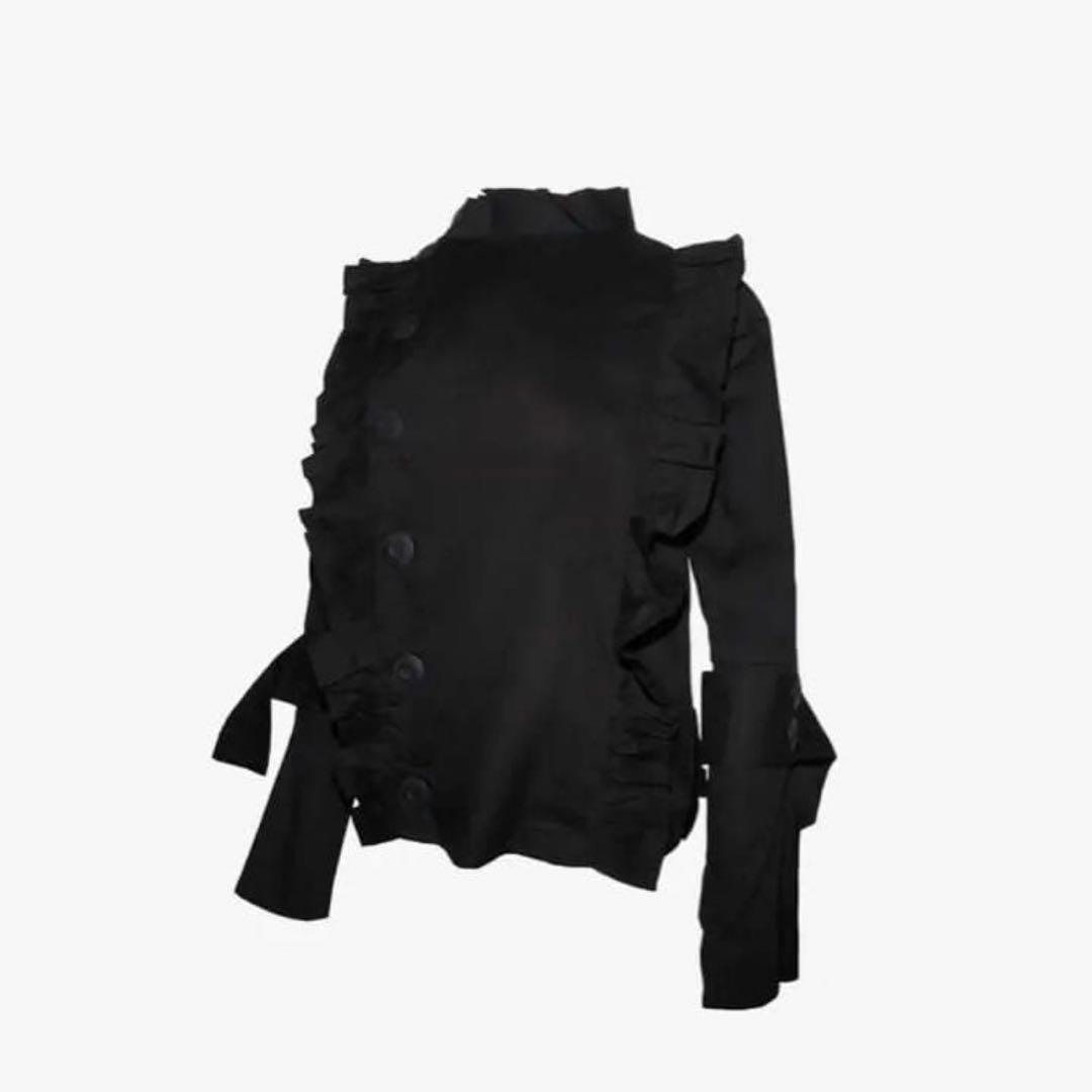 melt the lady】button frill blouse/black - メルカリ