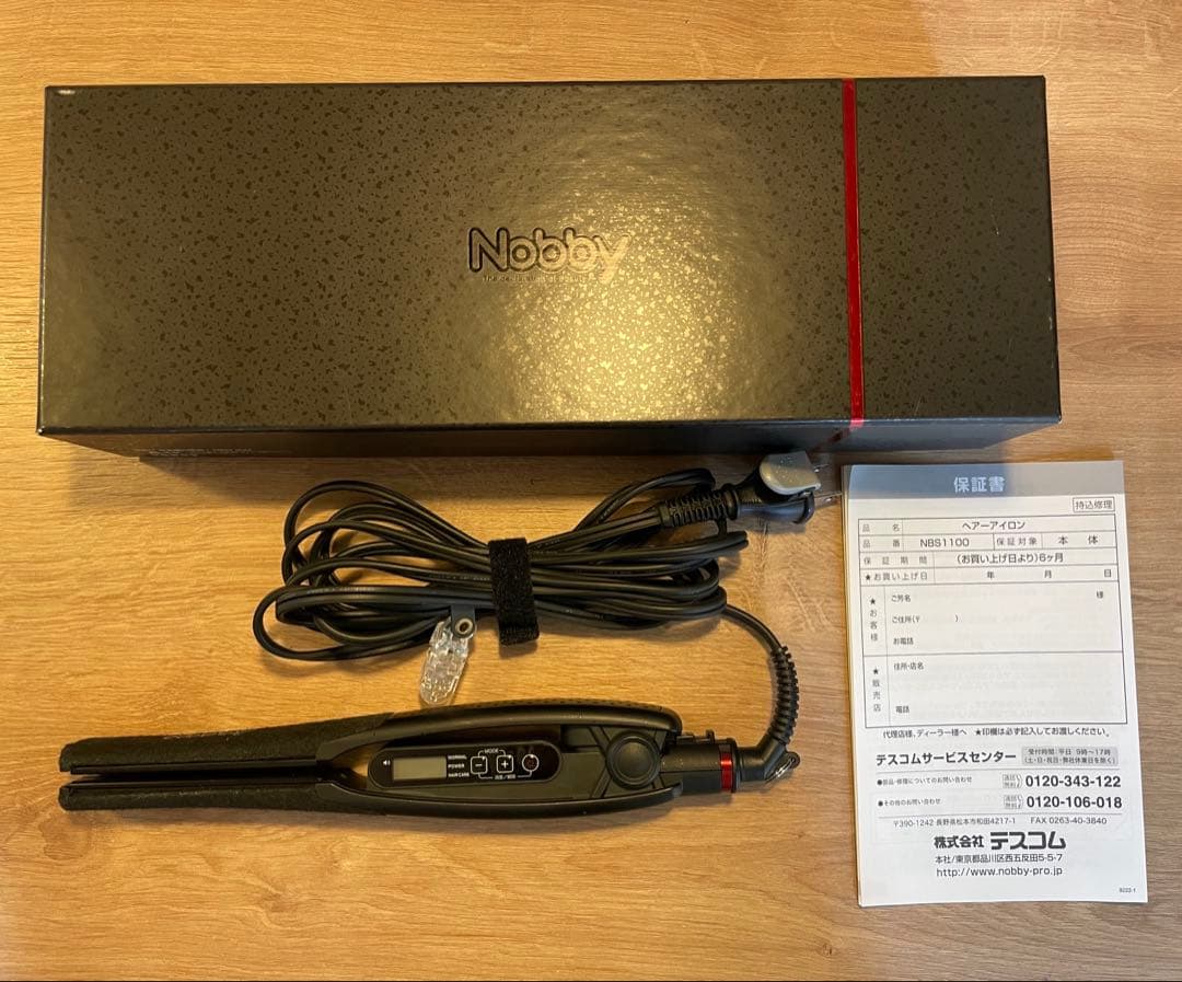 テスコム　Nobby ノビー　ヘアアイロン　NBS1100 箱付き 楽天市場】【あす楽】Nobby ノビー ヘアーアイロン NBS1200