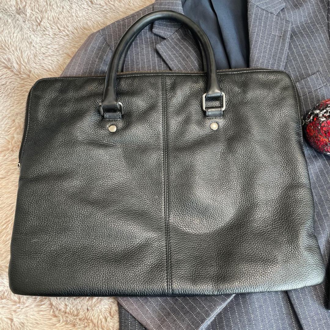 DLOCE & GABBANA ドルチェ＆ガッバーナ オールレザーブリーフケース