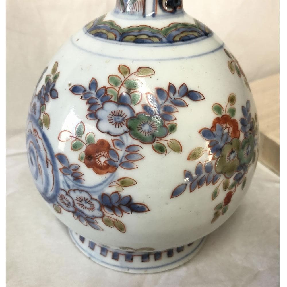 F523 古伊万里 色絵 徳利 高さ19.5cm 花入 一輪挿し - メルカリ