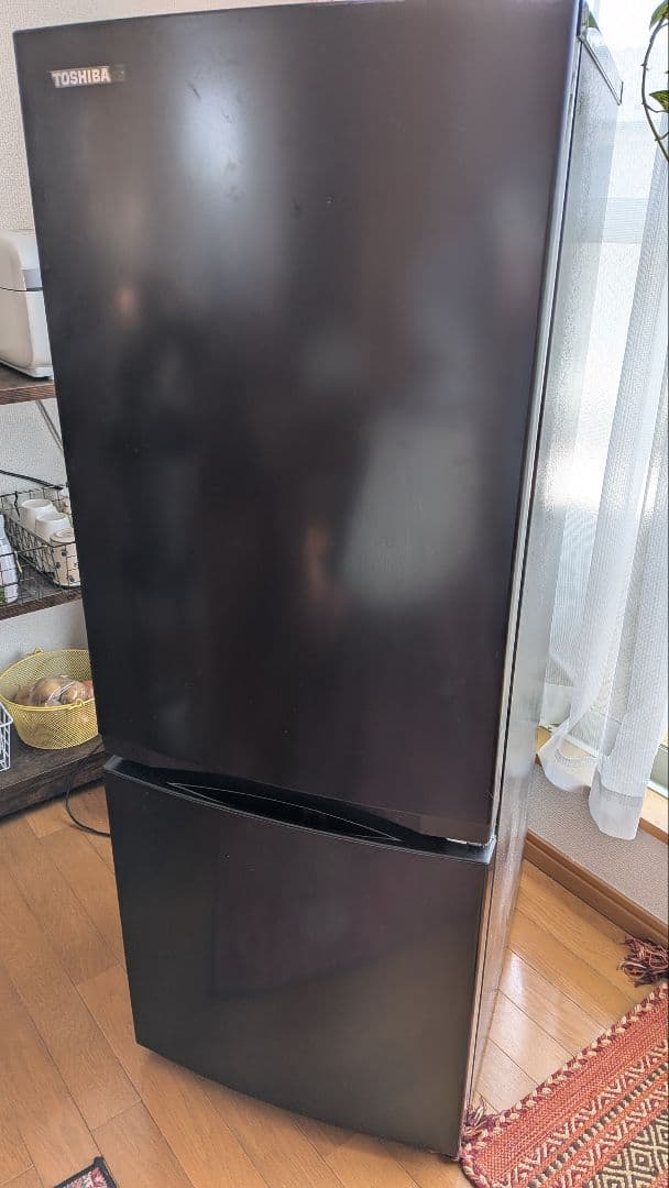 2023年製 TOSHIBA 170L 2ドア冷蔵庫 GR-U17BS ブラック l_K0001493650.jpg