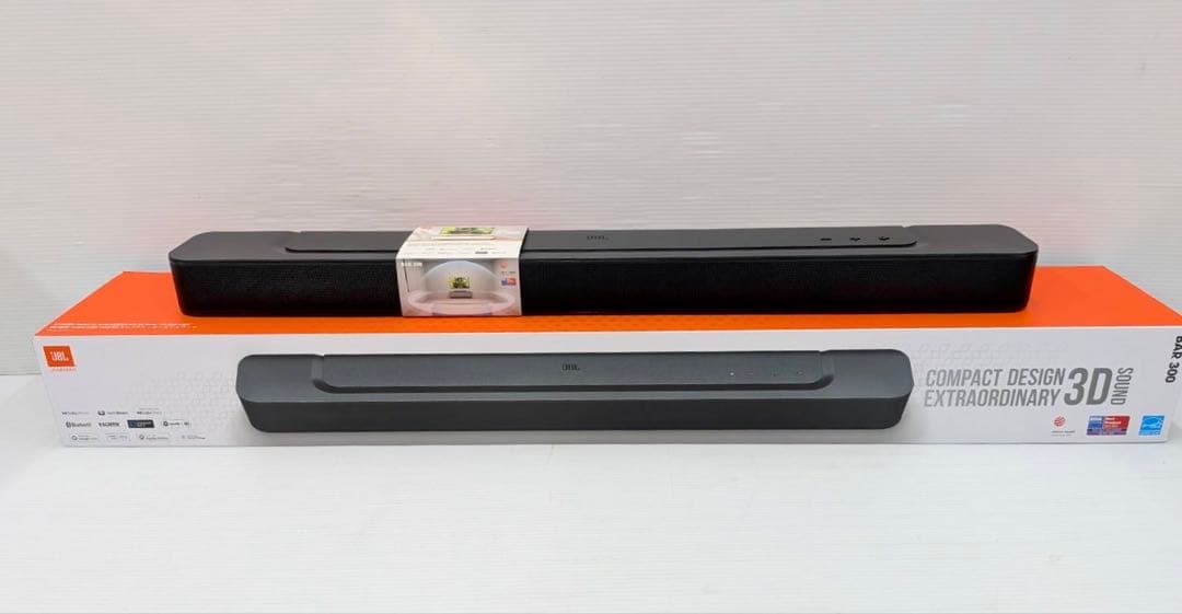 JBL サウンドバー　BAR300 6.0チャンネル サウンドバー ブラック JBLBAR300PROBLKJN [DolbyAtmos対応 /フロント