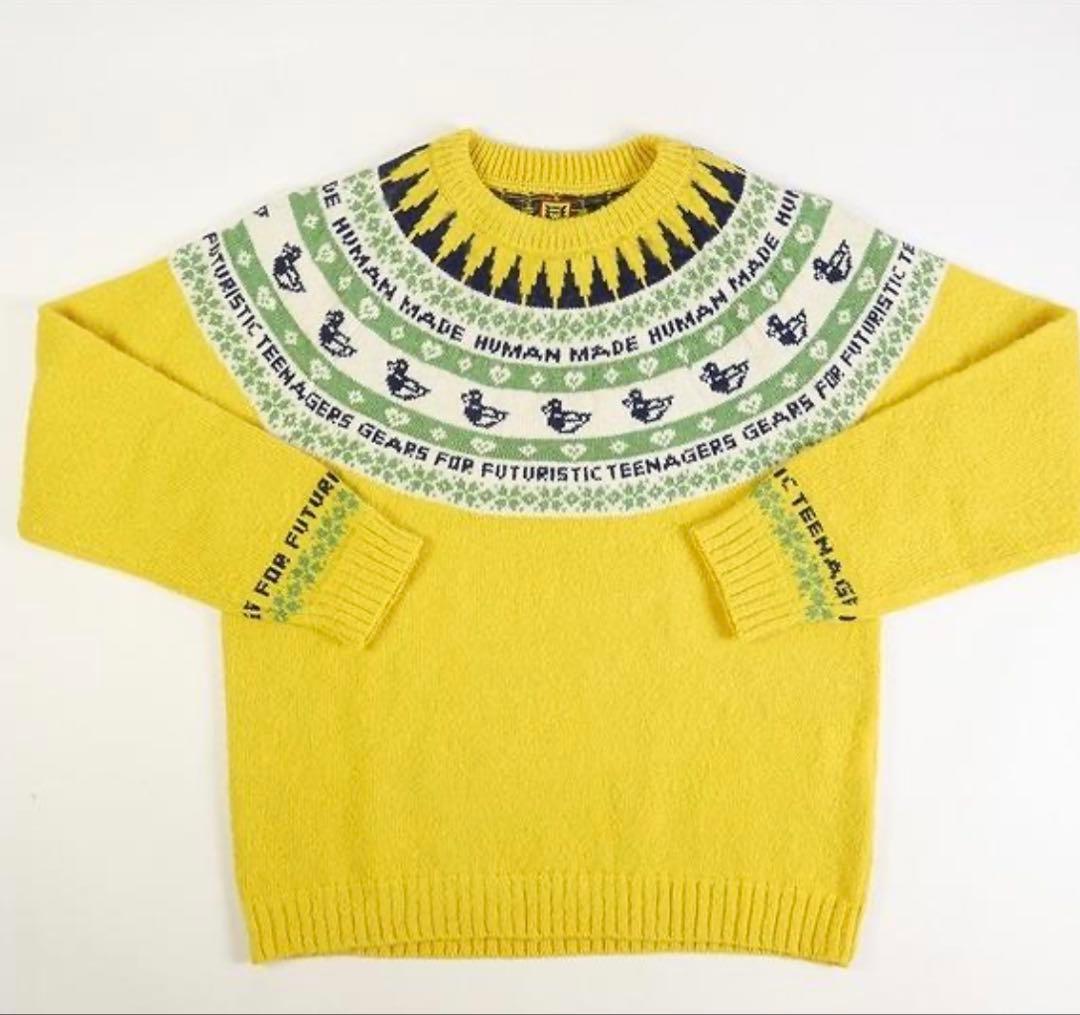 トップス HUMAN Made DUCK Jacquard Knit Sweater ヒューマンメイド - ダックス ニット セーター | HBX