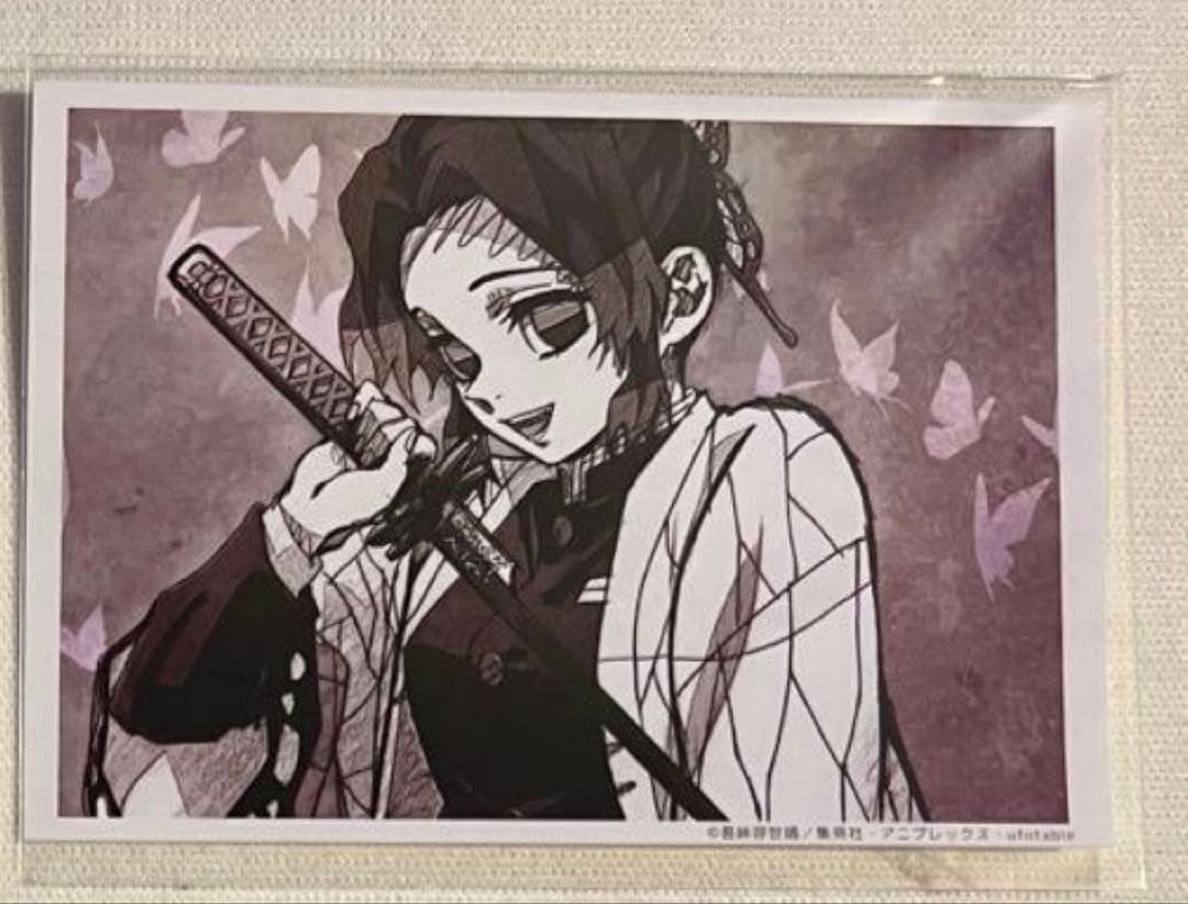 鬼滅の刃 場面写ブロマイドくじ 立志編 第二十話 シークレット 胡蝶しのぶ 鬼滅の刃 場面写ブロマイドくじ セット 胡蝶 しのぶ カナエ 決戦の火蓋