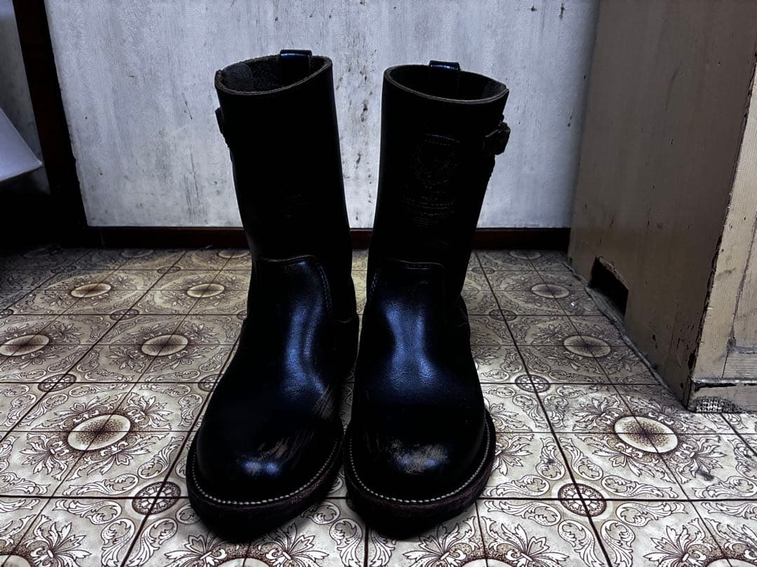 コールブラック エンジニアブーツ クロムエクセル 茶芯 - メルカリ