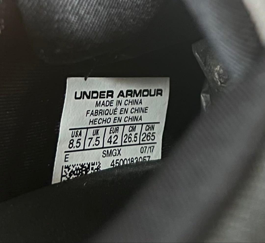 Under Armour ゴルフシューズ ホワイト/ブラック　26.5cm