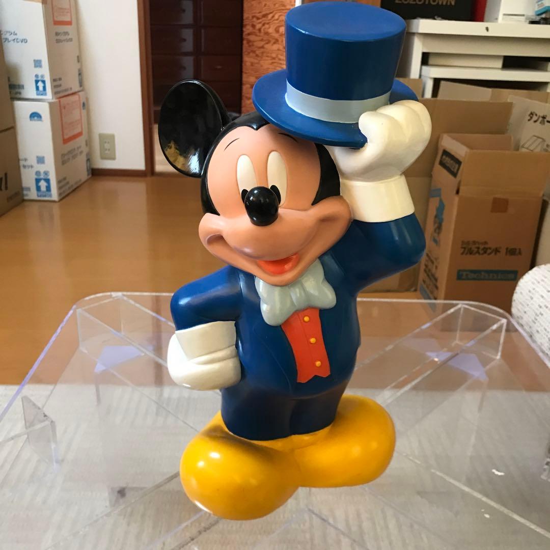 東京三菱銀行　貯金箱　ミッキー　約38センチ 未使用◇ ミッキーマウス 大きな 貯金箱 東京三菱銀行 当選品 約38