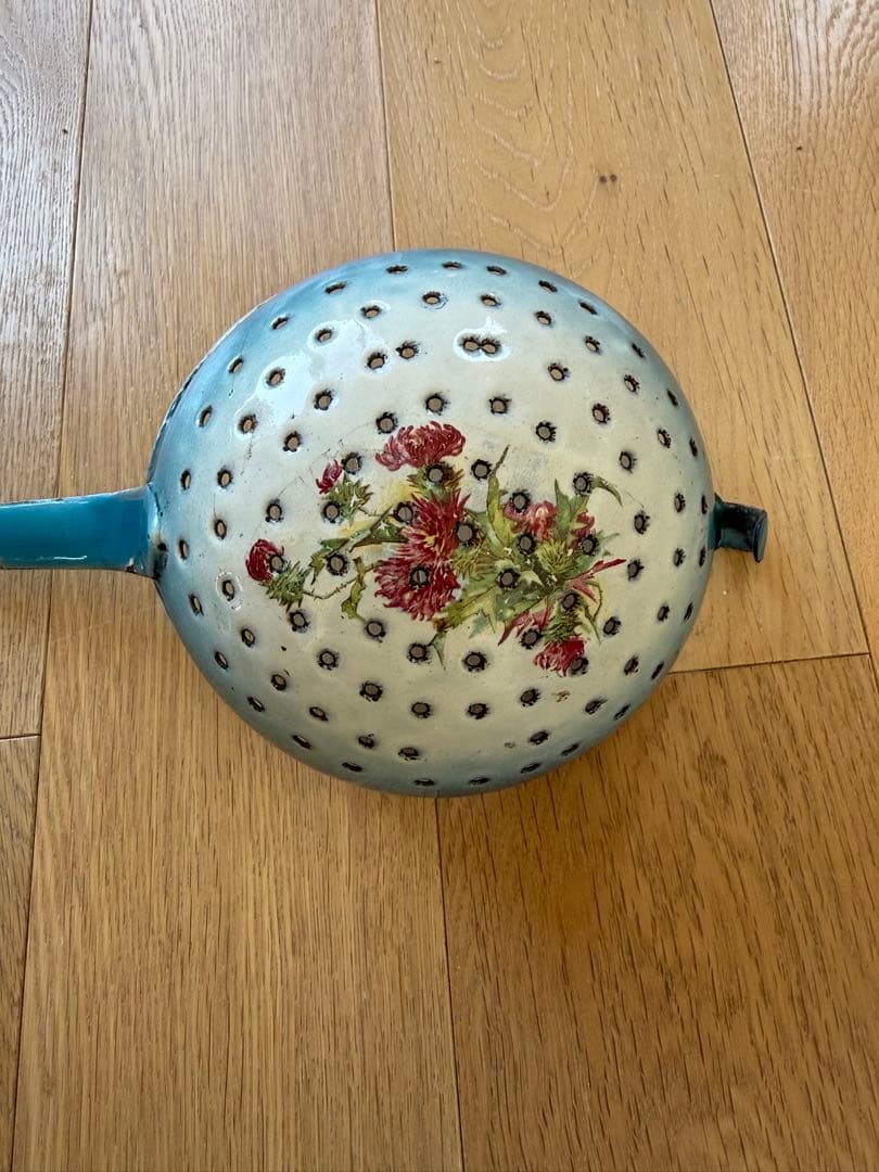 フランスアンティークホーローJapy社ウェディングセット スキマー