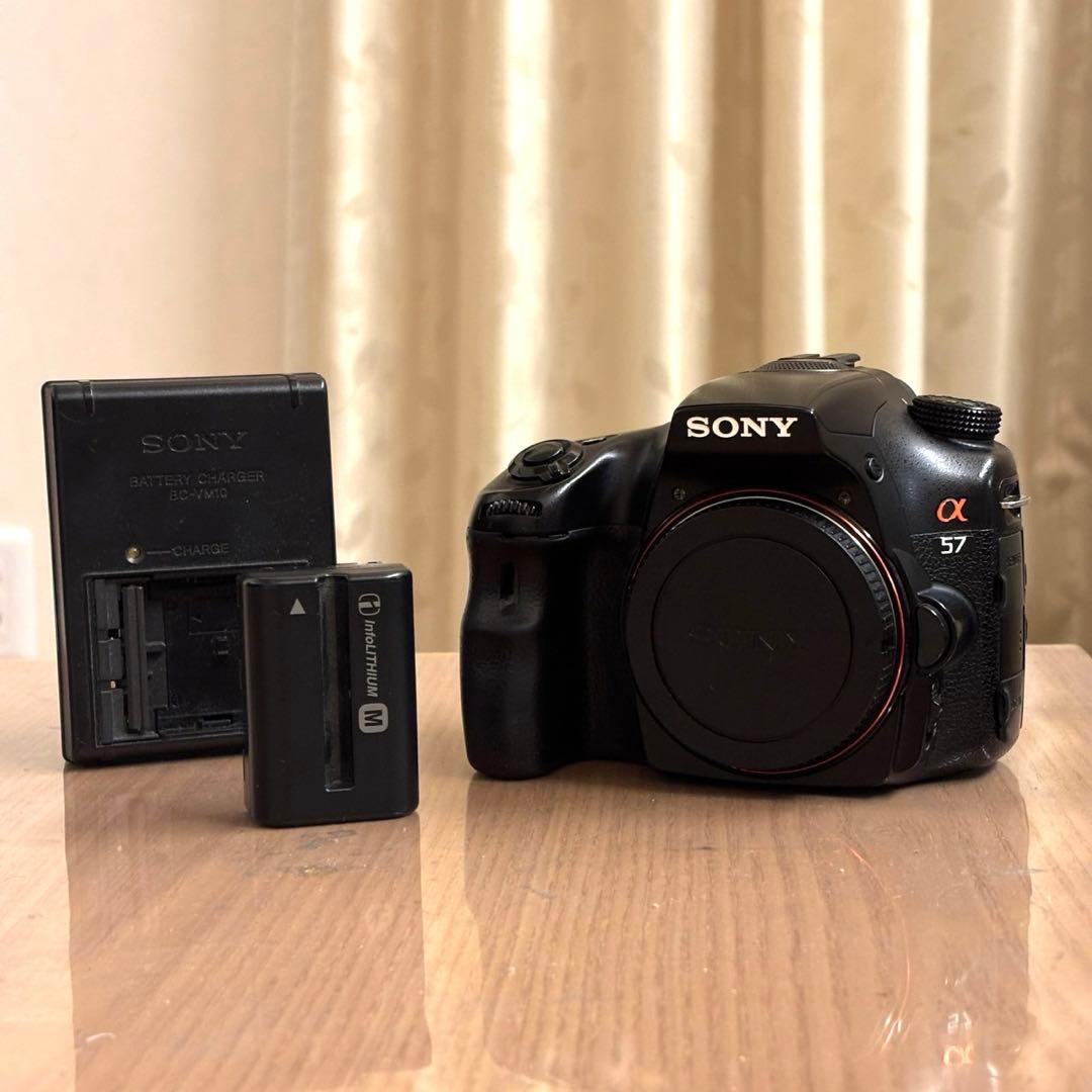 美品　SONY α57 デジタル一眼カメラ ALPHA（アルファ） ソニー デジタル一眼 SONY α57 ボディ SLT-A57