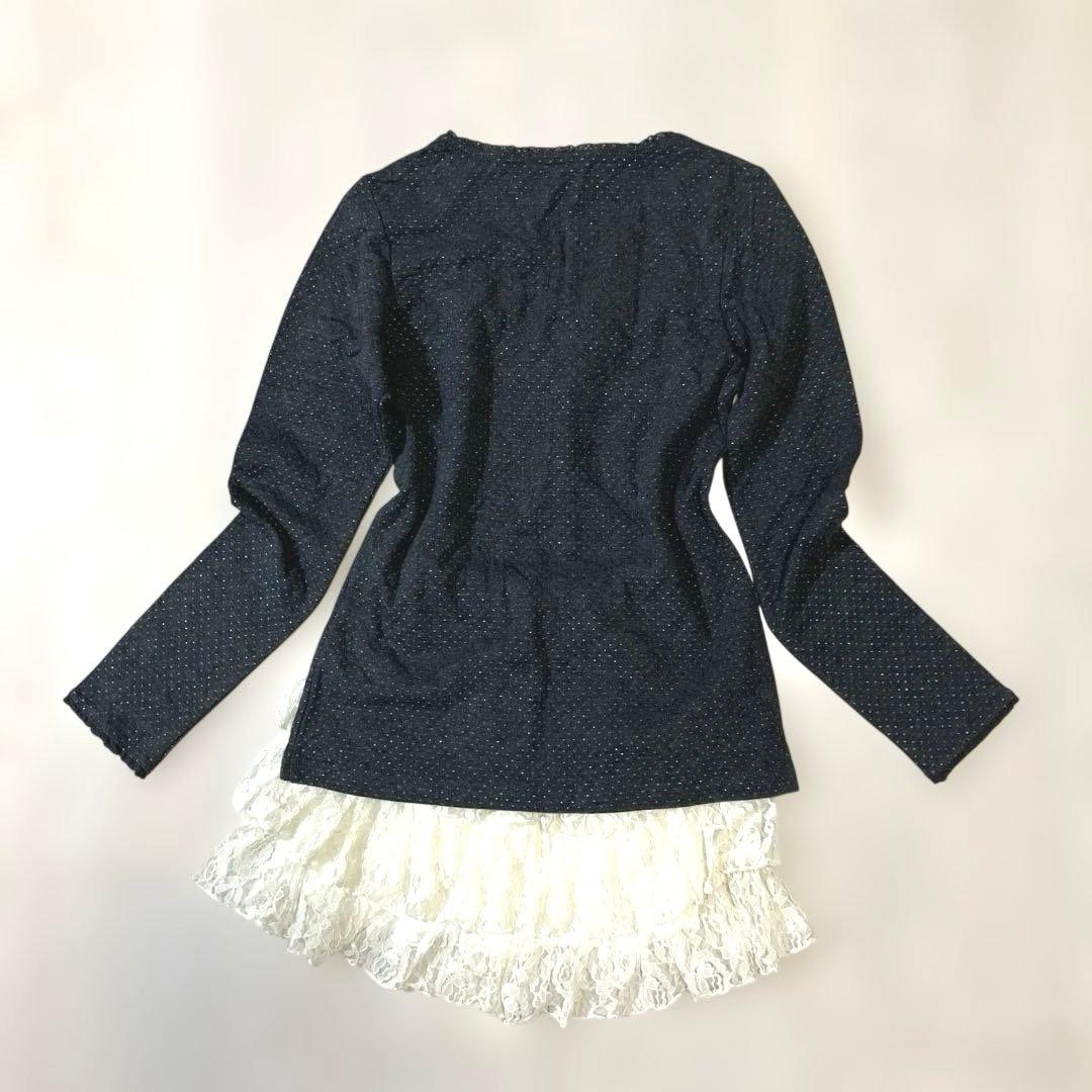 y2k 00s ウィッシュコア ドット レース フェアリーグランジ 森ガール