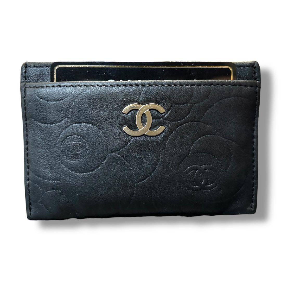 CHANEL シャネル カメリア ココマーク パスケース カードケース 名刺