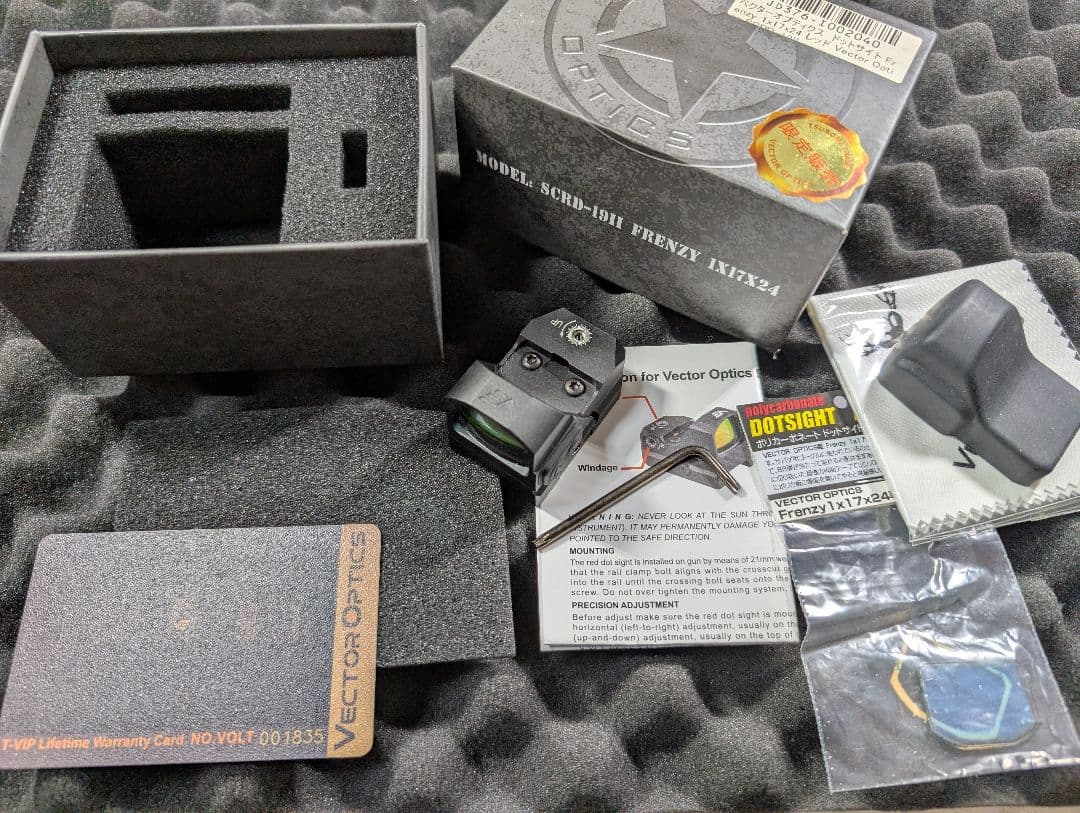 ベクターオプティクス VECTOR OPTICS Frenzy 1x17x24 Vector Optics Frenzy Red Dot Pistol Sight Waterproof 1X17X24 with