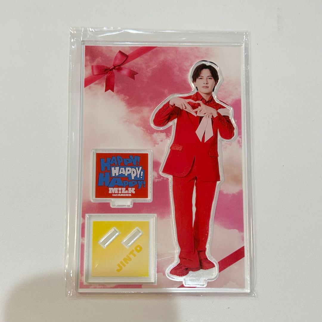 m!lk 吉田仁人 アクスタ 赤衣装 ハハハッピー - メルカリ