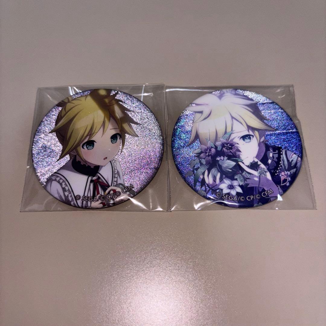 プロセカ グリッター缶バッジ グリ缶 21A 22A 鏡音レン - メルカリ