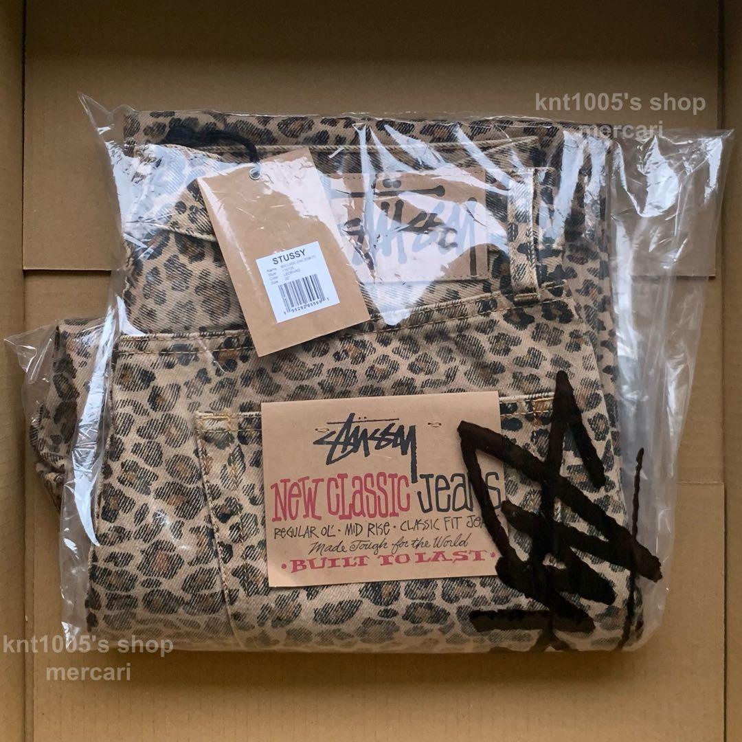 STUSSY NEW CLASSIC JEAN DENIM LEOPARD 32 - メルカリ
