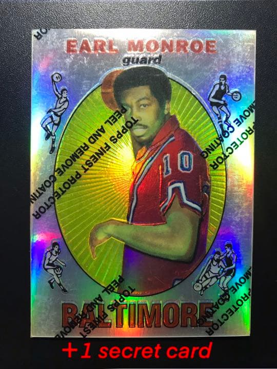 その他 NBA topps 96 earl monroe baltimore+1sc EARL MONROE 1996 Topps NBA Stars Basketball GS # 81 Baltimore