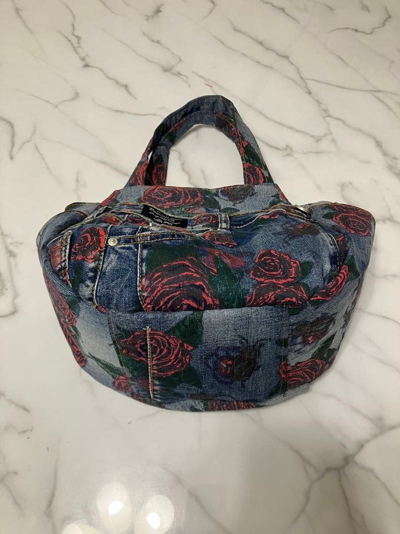 895 tatdwtg様専用大きめデニムリメイクバック ハンドメイド2点