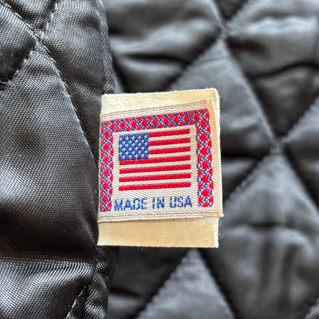 入手困難】ゴールデンベア オールブラック レザースタジャン USA製 短