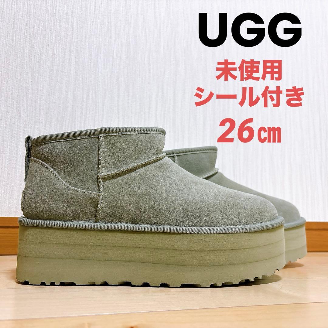 未使用シール付き◎送料込み/匿名配送◎UGG ウルトラミニ ムートン