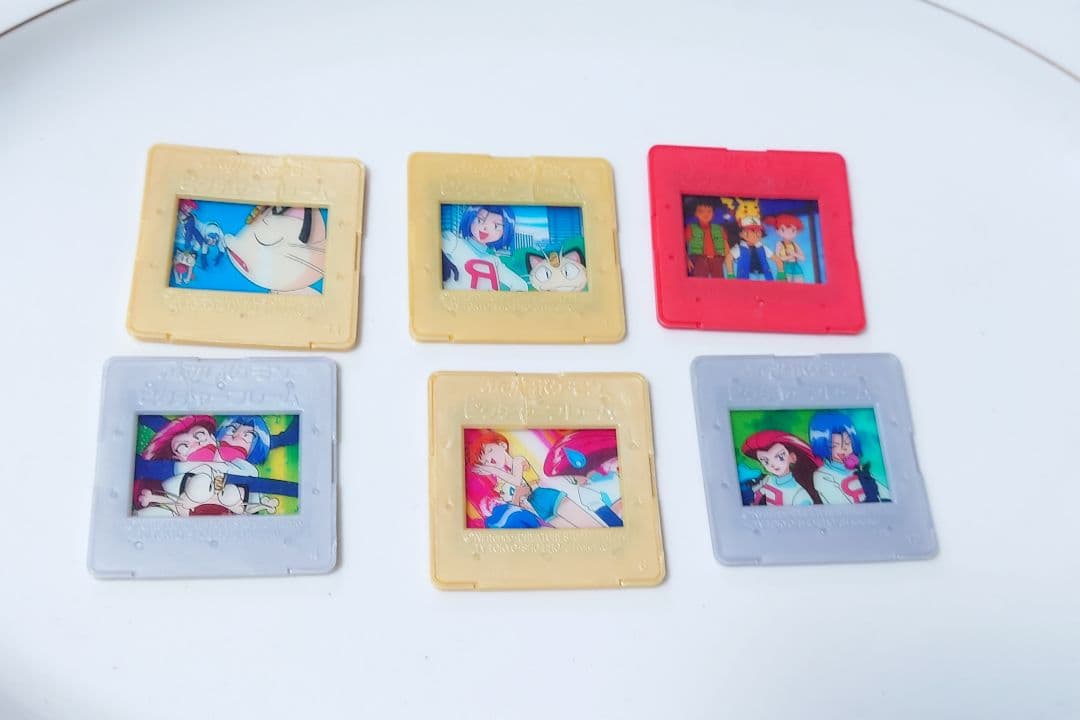 明治Meiji　ポケモンビスケット　金銀ピクチャーフレーム　6枚まとめ売り Meiji ポケモンビスケット 空箱 チェック柄 金銀ピクチャーフレーム