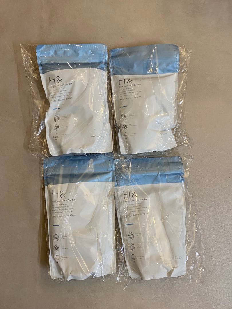 【4個セット】H&アッシュアンド 入浴剤 水素 750g×4個 楽天市場】【8日限定】＼39%OFF→1袋あたり2,318円＆☆3月8日00:00〜23