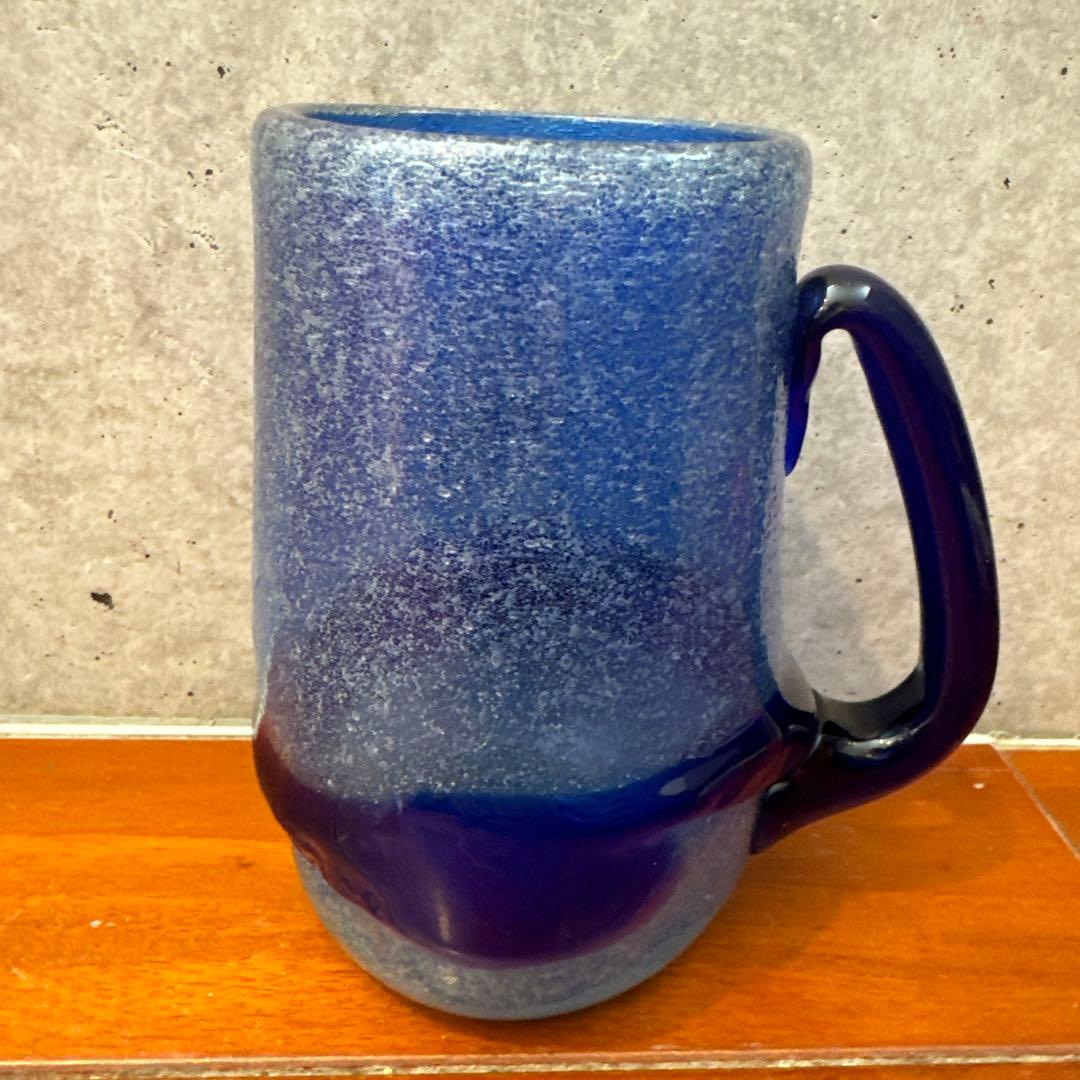 稲嶺盛吉.琉球ガラス.刻印あり.ジョッキ 沖縄 琉球ガラス 稲嶺盛吉氏 土紋グラス | BRILLANTE IL SUZUKI SALONE