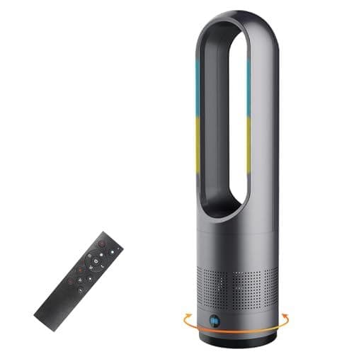 セラミックヒーター タワーファン ファンヒーター スリム扇風機【冷暖両用＆羽根* Amazon | セラミックヒーター タワーファン ファンヒーター スリム