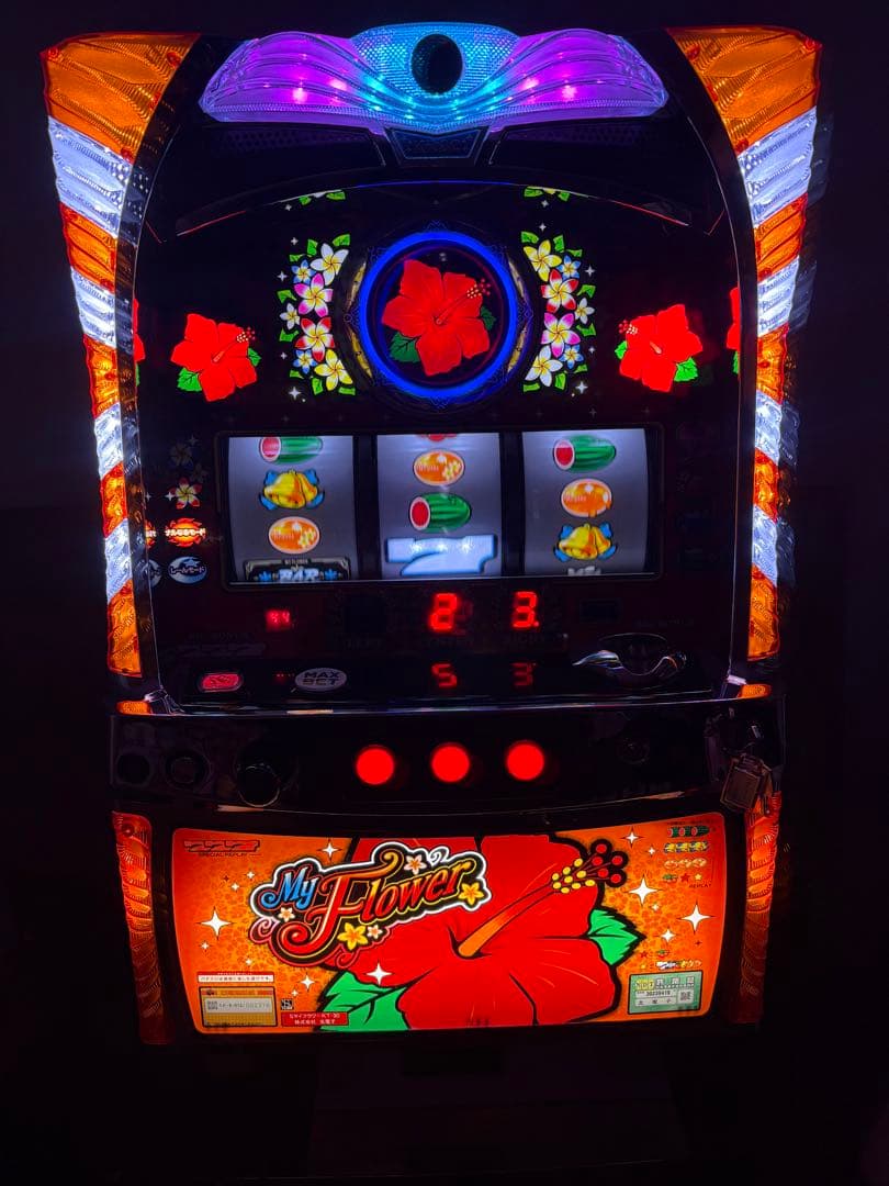 送料込み パチスロ マイフラワー 北電子 不要機付 マイフラワー2‐30 パチスロ スロット 機械割 天井 初打ち 打ち方