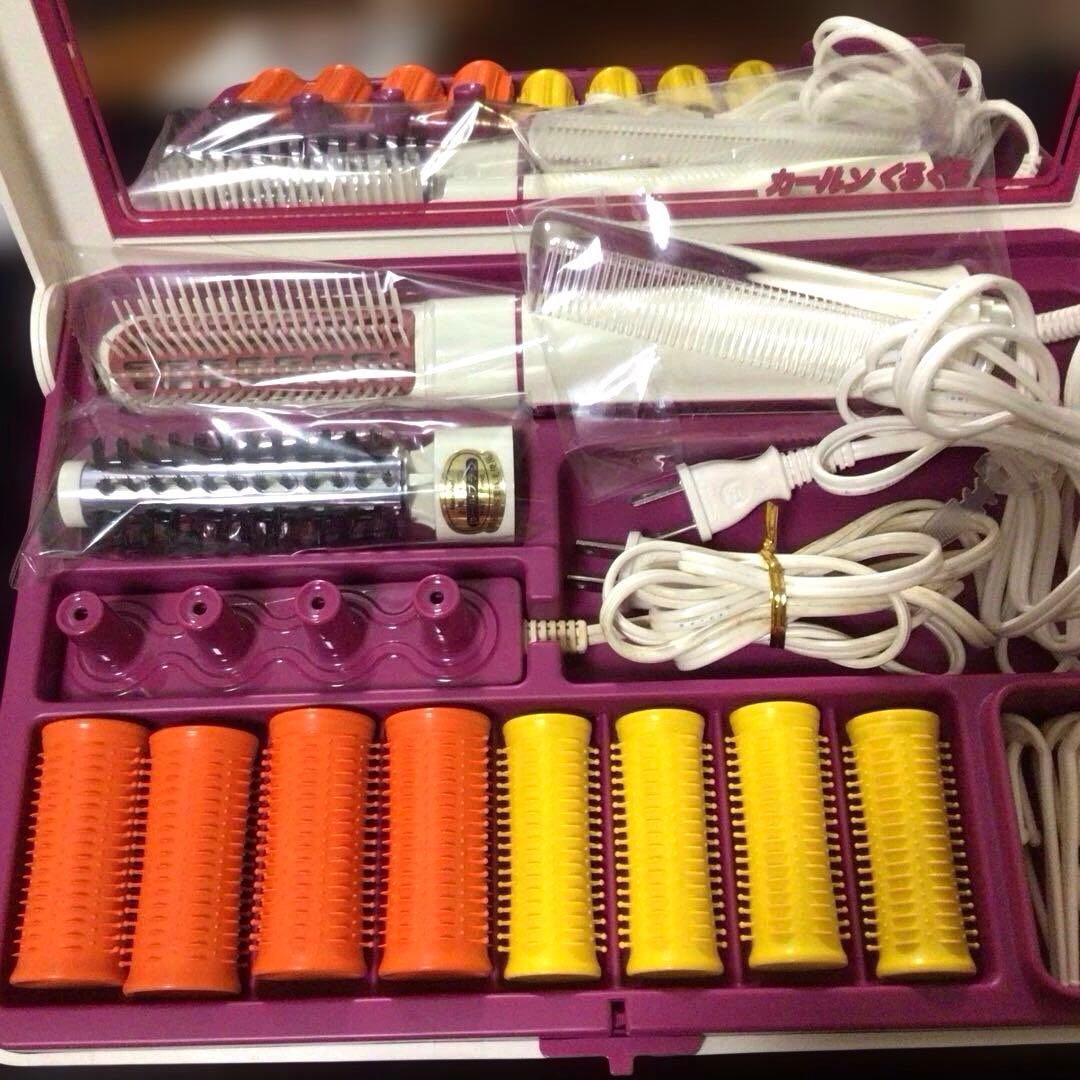 美品】ヘアカーラーセット コンパクト薄型ナショナルカールンEH956