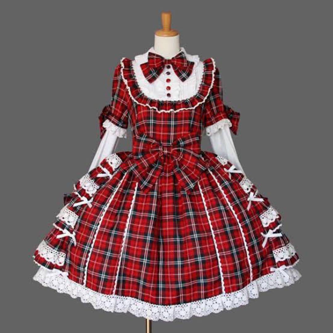 アンドロミオ タータンチェック柄ワンピース - メルカリ