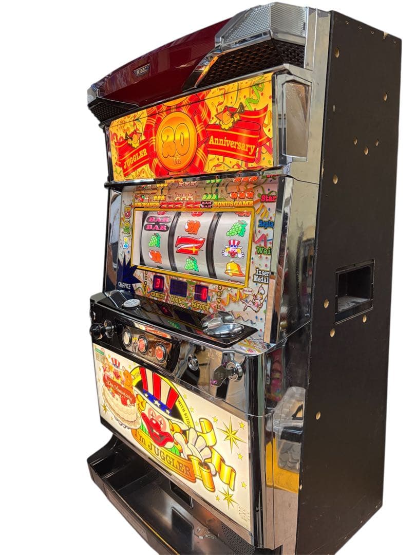 猿吉様送料込】アイムジャグラーEX 20th 白パネル パチスロ 実機