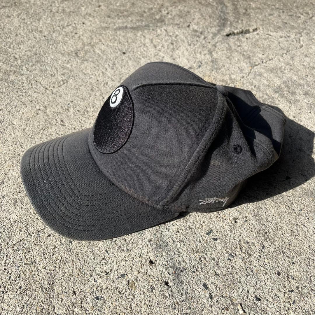 古着】STUSSY 00s 8ボール ワッペン キャップ ブラック 黒 - メルカリ